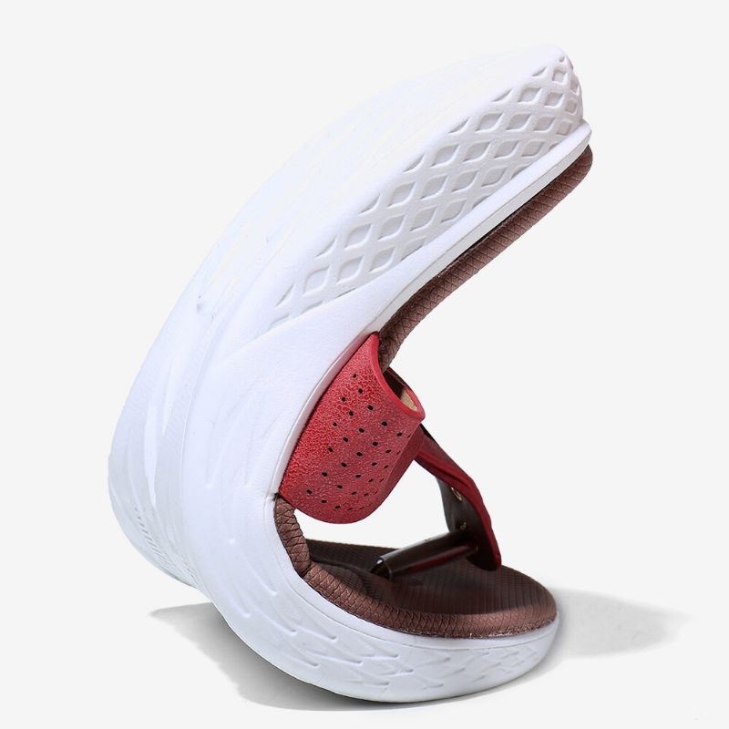 Kobiety Flip Flop Nit Summer Beach Casual Płaskie Sandały