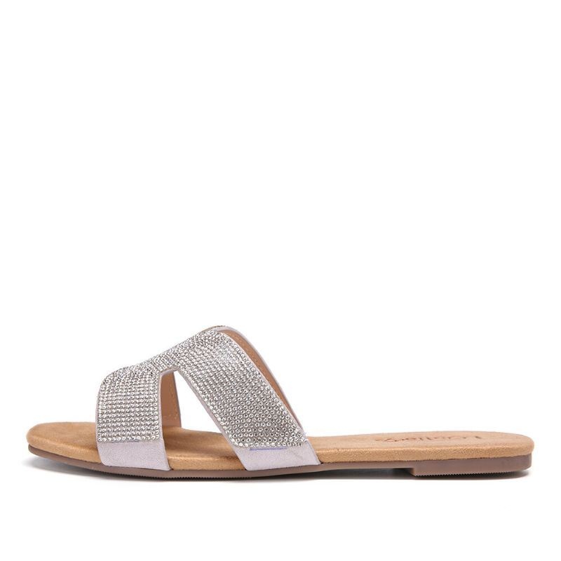 Kobiety Frezowanie Hollow Out Casual Sandały Wsuwane