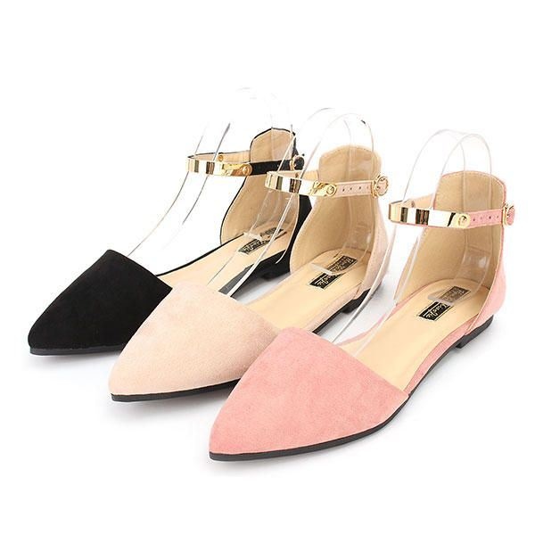 Kobiety Pointed Toe Miękka Podeszwa Casual Slip On Flat Loafers