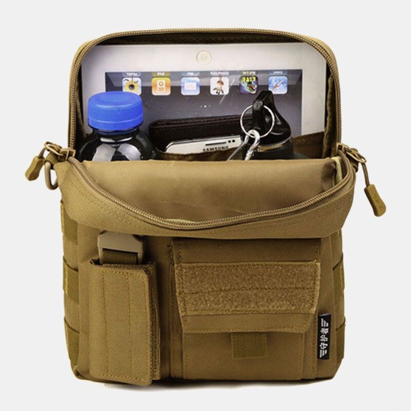Men Camo Pattern Wielofunkcyjna Torba Podróżna O Dużej Pojemności Na Zewnątrz Torba Taktyczna Crossbody Torba Na Ramię Torba Kwadratowa