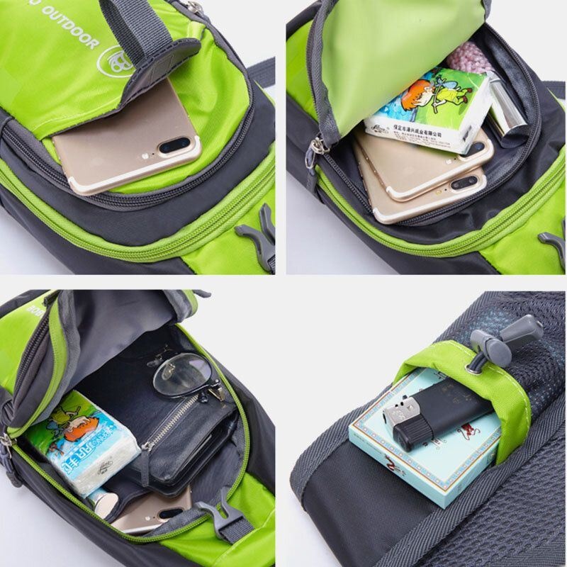 Mężczyźni Kobiety Nylonowa Torba Crossbody Torba Na Klatkę Piersiową Na Zewnątrz