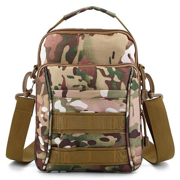Mężczyźni Outdoor Sports Travel Camouflage Color Tactical Torba Na Ramię Crossbody