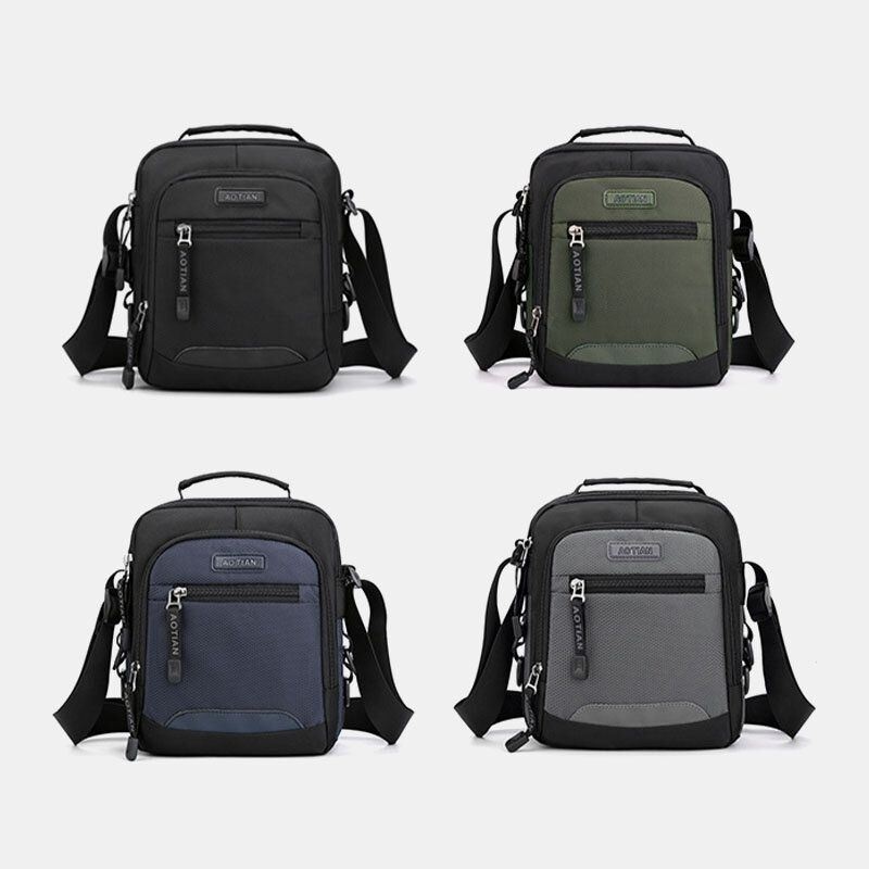 Mężczyźni Oxford Casual Wodoodporna Torba Na Ramię O Dużej Pojemności Crossbody