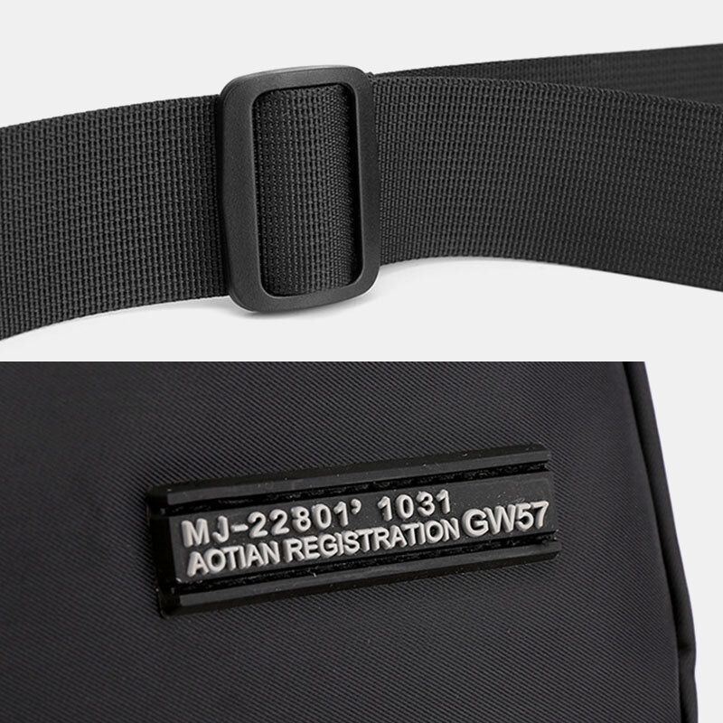 Mężczyźni Oxford Tkaniny O Dużej Pojemności Wodoodporna Multi-carry Wielofunkcyjna 13-calowa Torba Na Laptopa Teczka Torba Na Ramię Torba Crossbody