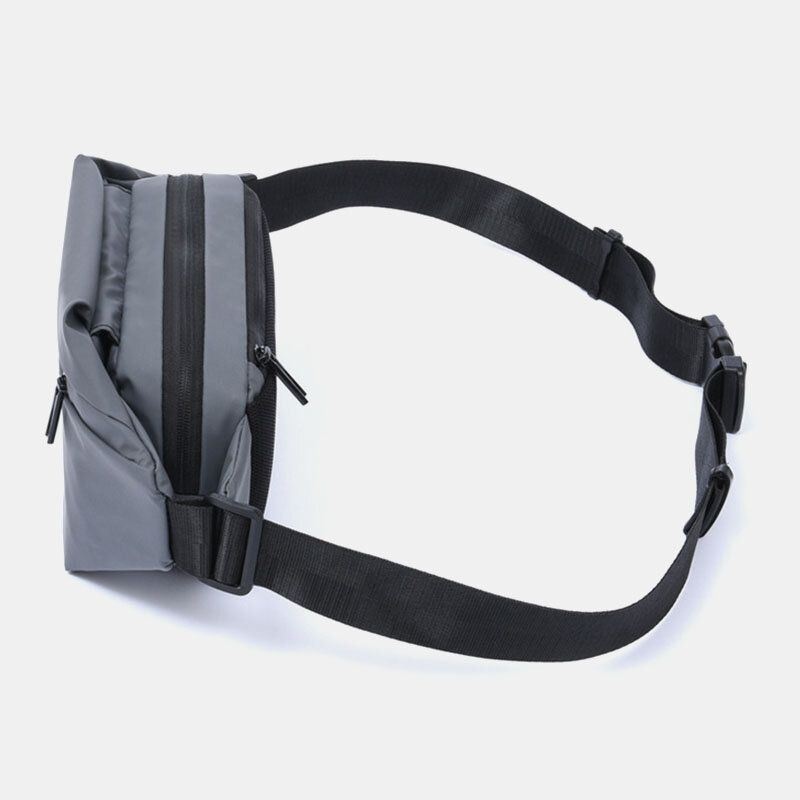 Męska Antykradzieżowa Wodoodporna Torba Na Co Dzień Crossbody Torba Na Klatkę Piersiową Torba Na Ramię