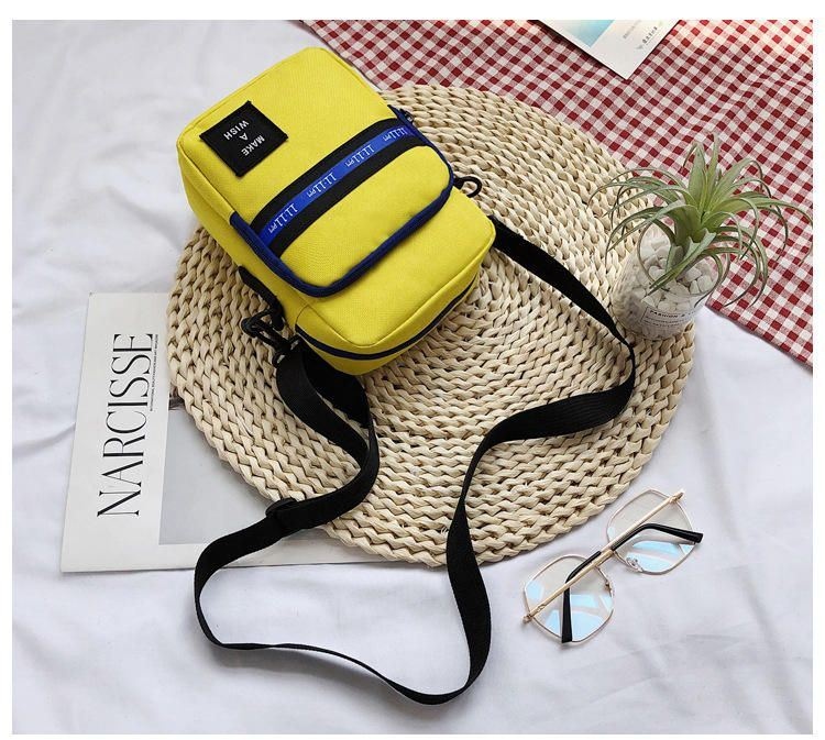 Męska I Damska Torba Crossbody Kolorowe Blokowe Torby Na Zamek Wodoodporne Do Podróży