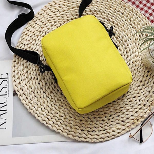 Męska I Damska Torba Crossbody Kolorowe Blokowe Torby Na Zamek Wodoodporne Do Podróży