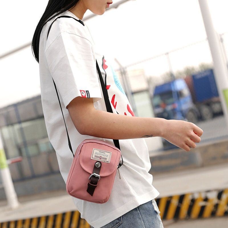 Męska Nylonowa Mini Łatwa Do Przenoszenia Codzienna Torba Na Ramię Crossbody