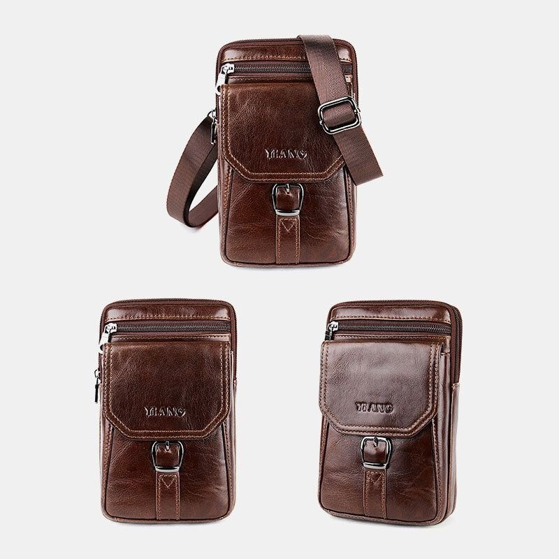 Męska Torba Na Ramię W Stylu Vintage Torba Na Ramię Torba Na Talię Torba Na Telefon