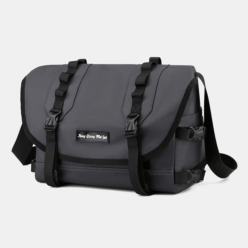 Męski Unisex Nylonowy Regulowany Pasek Na Ramię Z Wieloma Kieszeniami Torby Crossbody Na Co Dzień Tylna Kieszeń Antykradzieżowa Torba Na Ramię