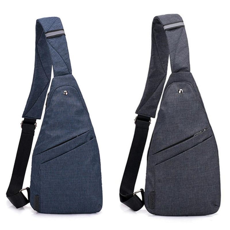 Oxford Anti-theft Wodoodporny Outdoor Travel Sling Bag Torba Na Klatkę Piersiową Crossbody Bag Dla Mężczyzn
