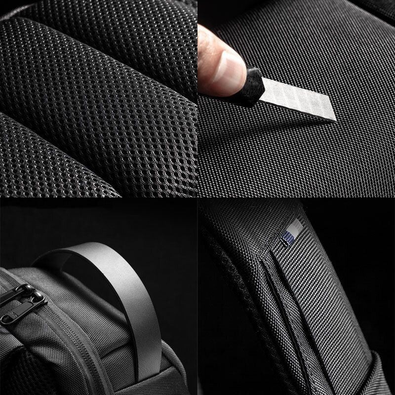 Men Oxford Password Usb Charging Anti-theft Wielowarstwowa Wodoodporna Torba Crossbody Torba Na Klatkę Piersiową Sling Bag