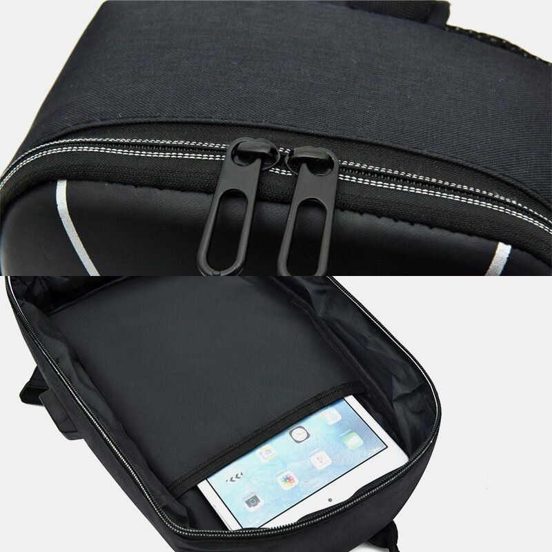 Mężczyźni Nylon Casual Outdoor Sport Jednolity Kolor Torba Na Klatkę Piersiową Crossbody Bag