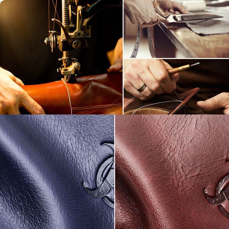 Męska Torba Z Prawdziwej Skóry Bydlęcej W Kontrastowym Kolorze Moda W Stylu Retro Torba Crossbody