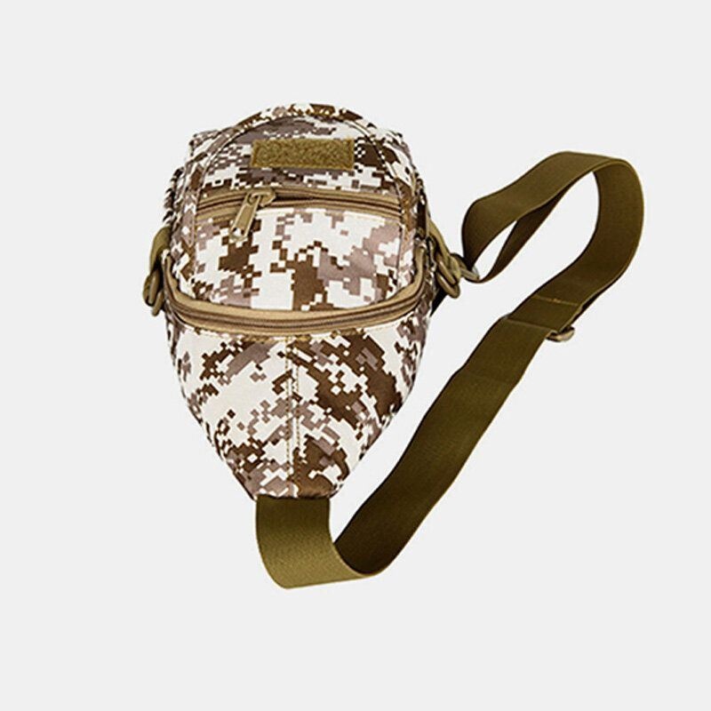 Męska Wodoodporna Wielo-kieszeniowa Torba Typu Oxford Sling Crossbody Bag Torba Na Klatkę Piersiową Sling Bag