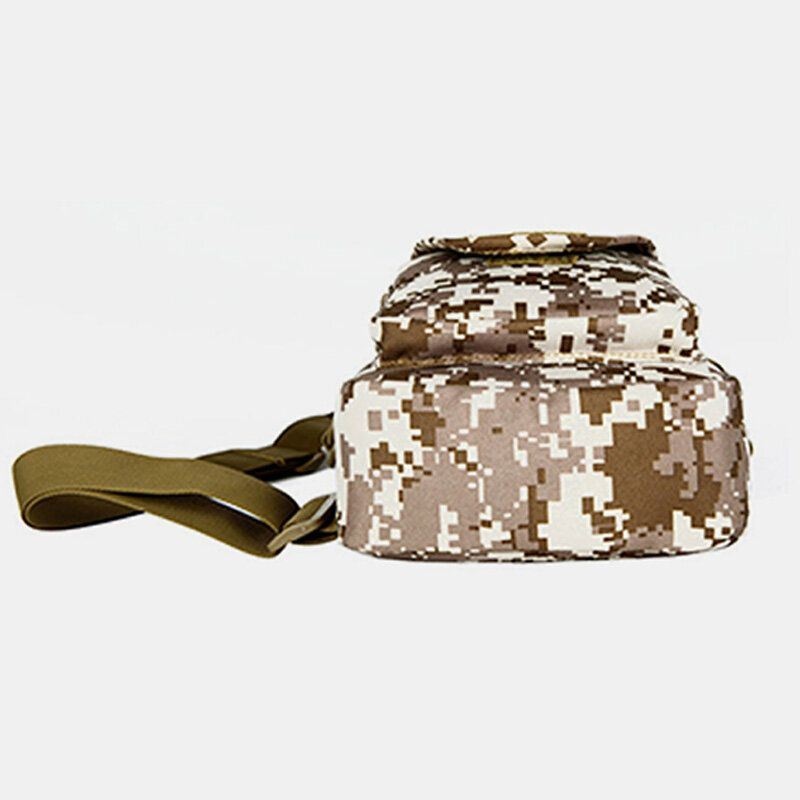 Męska Wodoodporna Wielo-kieszeniowa Torba Typu Oxford Sling Crossbody Bag Torba Na Klatkę Piersiową Sling Bag