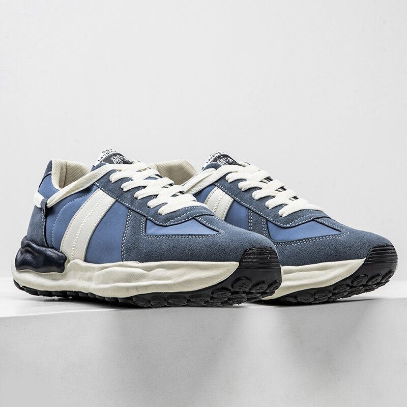 Mężczyźni Retro Łączenie Zasznurować Casual Running Sportowe Trampki