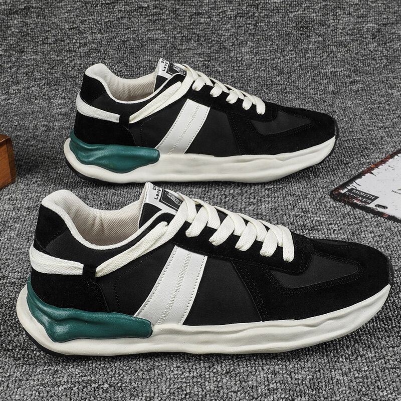 Mężczyźni Retro Łączenie Zasznurować Casual Running Sportowe Trampki