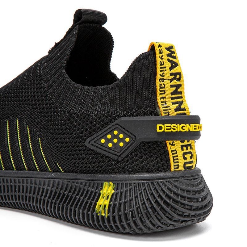Męskie Miękkie Podeszwy Lekkie Oddychające Buty Do Biegania Na Świeżym Powietrzu Latające Buty Z Dzianiny