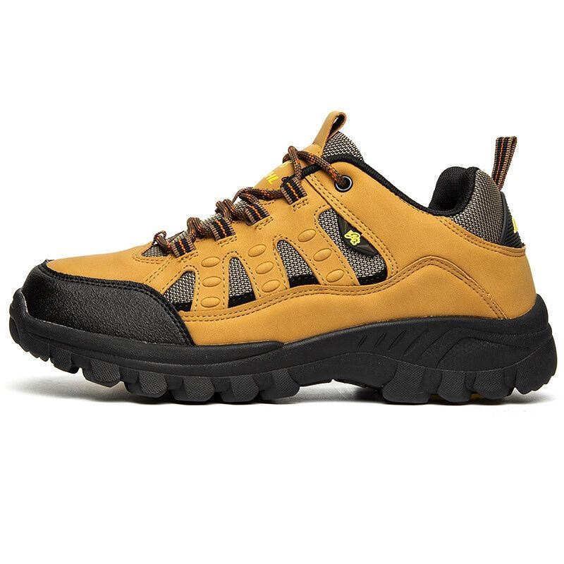 Męskie Oddychające Antypoślizgowe Miękkie Podeszwy Pure Color Outdoor Climbing Casual Sports Shoes