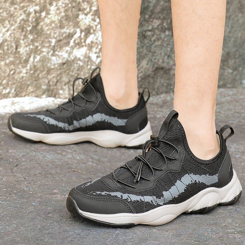 Męskie Oddychające Siatkowe Buty Sportowe Na Świeżym Powietrzu Antypoślizgowe Buty Turystyczne