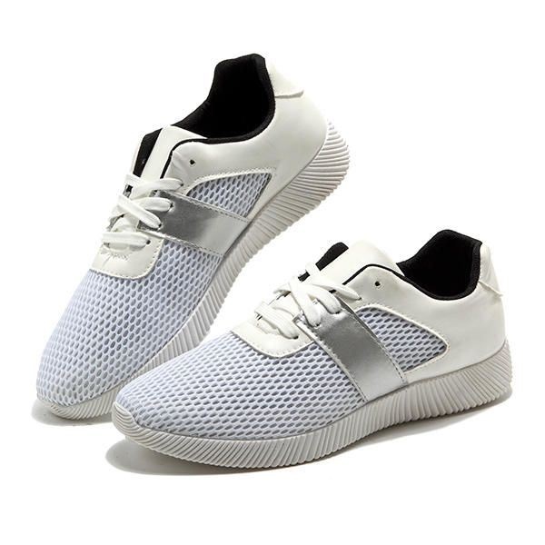 Męskie Oddychające Sznurowane Buty Sportowe