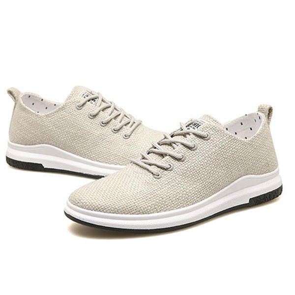 Męskie Tkane Buty Sportowe Z Lnu Sryle